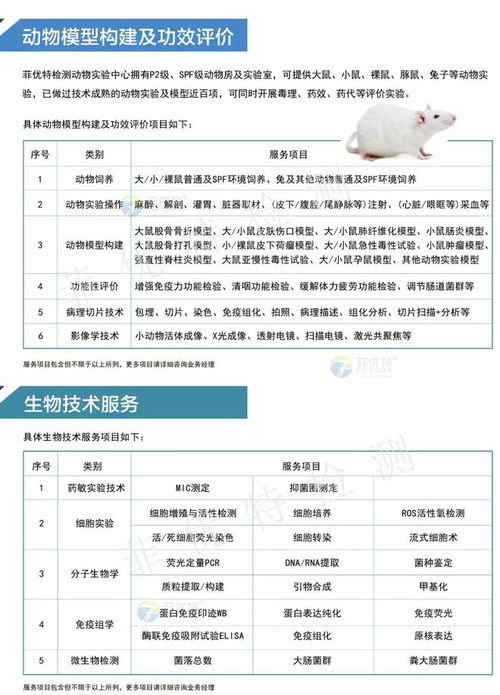 科研服務項目產品目錄 分析、檢測、研發與檢驗檢測一站式服務詳解